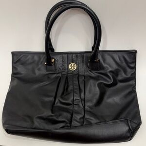 Tory Burch Verona Tote black leather Office bag.